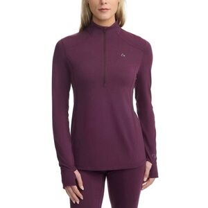 EUC- Paradox 1/4 Zip Merino Wool Blend Base Layer Top